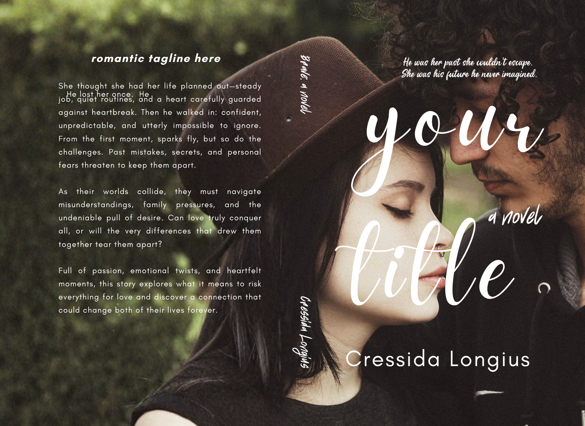 Pre-Made Contemporary Romance Book Cover Set – Original Digital Design, No AI, Ready for KDP & Print