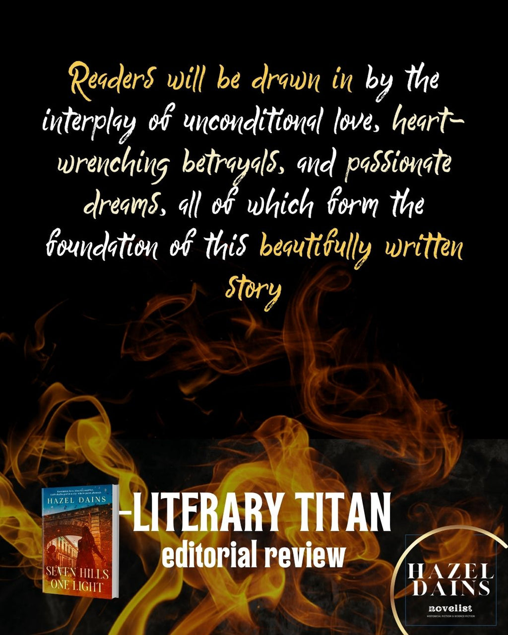 Seven Hills One Light: Historical Romance Novel By Hazel Dains